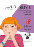 PUROBIO FOR SKIN MASCHERA OLIVIA in ALGINATO per PELLE GRASSA Frutti Rossi 10 ml