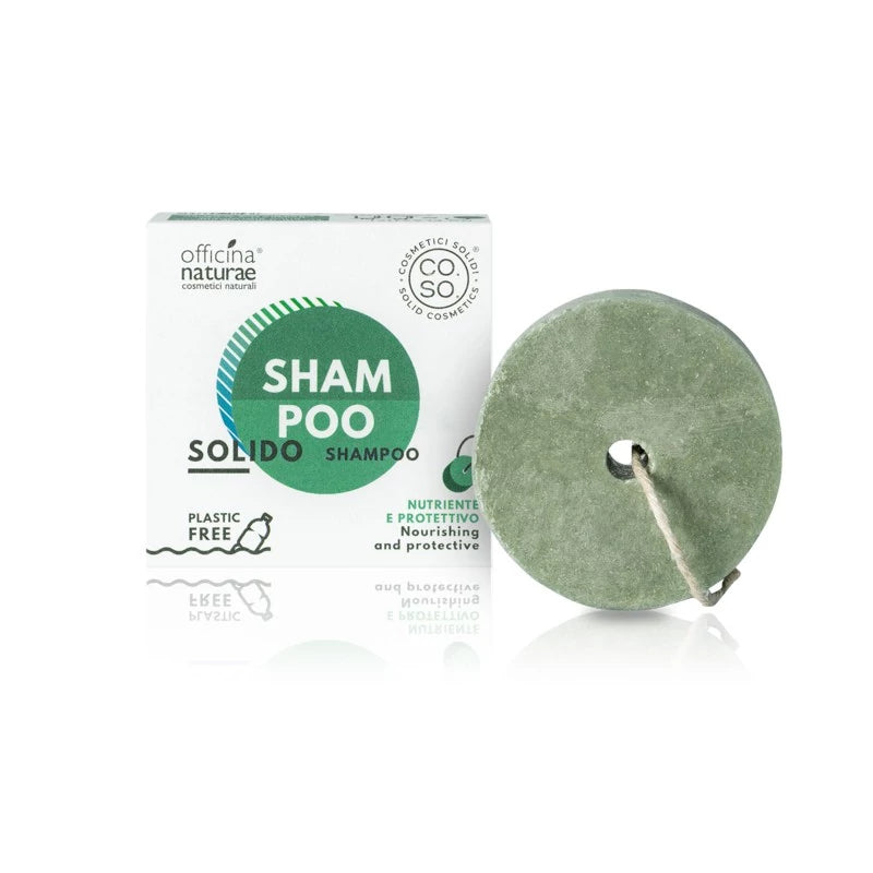 COMBO: CO.SO Shampoo Solido Nutriente e Protettivo + CO.SO Balsamo Nutriente e Protettivo 64 gr  OFFICINA NATURAE