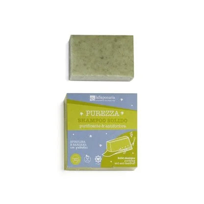 LA SAPONARIA Shampoo solido - purificante e anti-forfora 50 gr