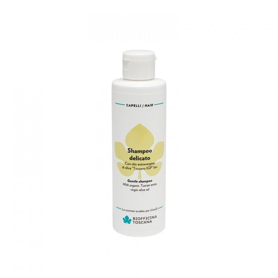 Shampoo delicato Con olio extravergine di oliva “Toscano IGP” bio 200 ml BIOFFICINA TOSCANA