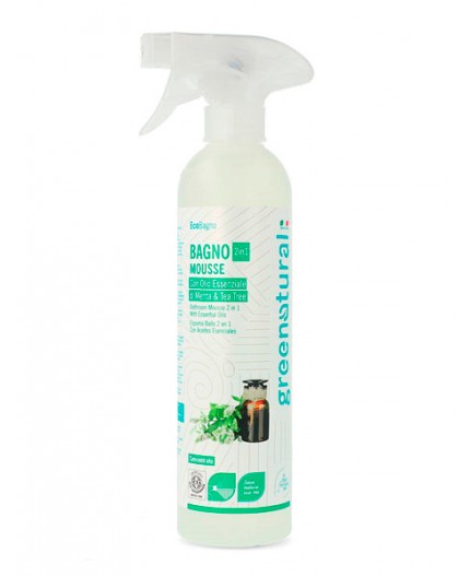 MOUSSE & SPRAY BAGNO 2 IN 1 500 ml GREENATURAL